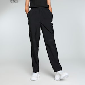 PUMA POWER Woven Women's Cargo Pants, PUMA Black, extralarge-IND