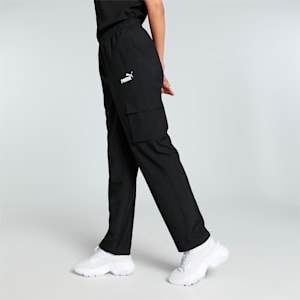 PUMA POWER Woven Women's Cargo Pants, PUMA Black, extralarge-IND