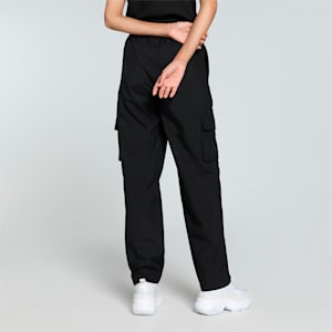 PUMA POWER Woven Women's Cargo Pants, PUMA Black, extralarge-IND