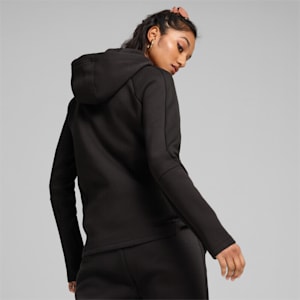 EVOSTRIPE Full-Zip Women's Hoodie, PUMA Black, extralarge