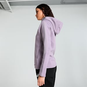 EVOSTRIPE Women's Full-Zip Hoodie, Pale Plum, extralarge-IND