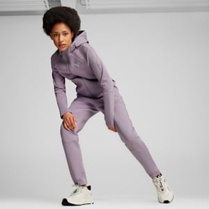 Chandail à capuchon à fermeture éclair complète Evostripe pour femme, Pale Plum, extralarge