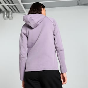 EVOSTRIPE Women's Full-Zip Hoodie, Pale Plum, extralarge-IND