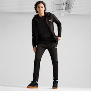 EVOSTRIPE Full-Zip Men's Hoodie, PUMA Black, extralarge