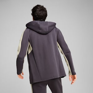 EVOSTRIPE Full-Zip Men's Hoodie, Galactic Gray, extralarge