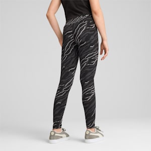 ESS+ ANIMAL Leggings Youth, PUMA Black, extralarge