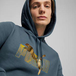 ESS+ LOGO LAB Men's Hoodie, Gray Skies, extralarge