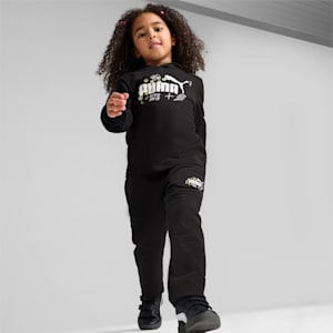 PUMA Kid's Hoodie, PUMA Black, extralarge-IND