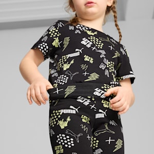 ESS+ PUMA Little Kids' Leggings, PUMA Black, extralarge
