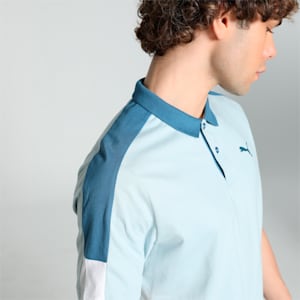 Men's Shoulder Colorblock Polo, Frosted Dew, extralarge-IND