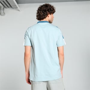 Men's Shoulder Colorblock Polo, Frosted Dew, extralarge-IND