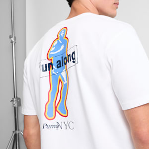 NYC Running Laps Men's Tee, PUMA White, extralarge