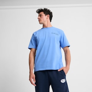 NYC Running Laps Men's Tee, Blue Skies, extralarge