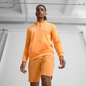 PUMA Squad Men's Hoodie, Clementine, extralarge