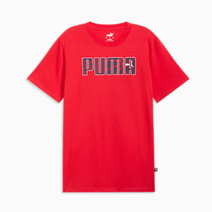 Hoops Logo Men's Tee, For All Time Red, extralarge