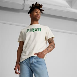 Hoops Logo Men's Tee, Pristine, extralarge