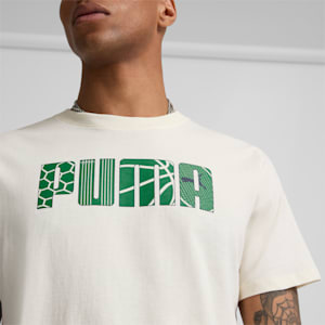 Hoops Logo Men's Tee, Pristine, extralarge