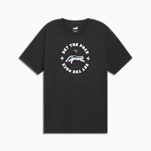 T-shirt Set The Pace Homme, PUMA Black, extralarge