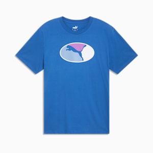 T-shirt Oval Homme, Cobalt Glaze, extralarge