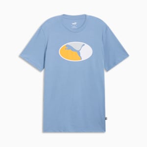 T-shirt Oval Homme, Zen Blue, extralarge