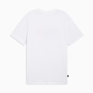 Oval Men's Tee, PUMA White-Puma White Multi, extralarge