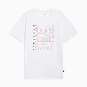 Triple Logo Men's Tee, Puma White, extralarge