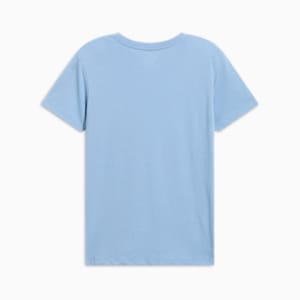 Camiseta PUMA Script Logo para mujer, Zen Blue, extralarge