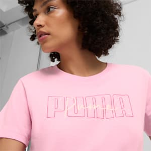 PUMA Script Logo Women's Tee, Pink Lilac, extralarge