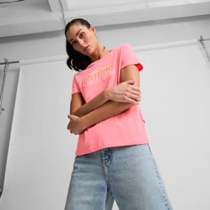 T-shirt Novelty Fade Out Femme, Passionfruit, extralarge