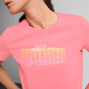 T-shirt Novelty Fade Out Femme, Passionfruit, extralarge