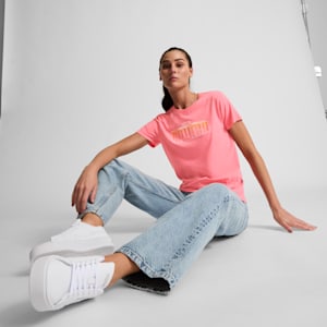 Novelty Fade Out Women's Tee, Passionfruit, extralarge