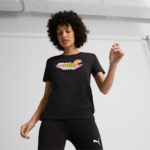 Camiseta de mujer Nature, PUMA Black, extralarge