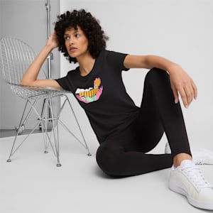 Camiseta de mujer Nature, PUMA Black, extralarge