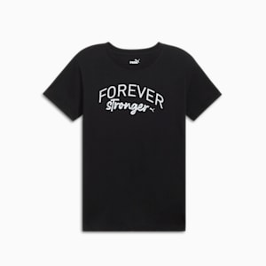 Forever Stronger Women's Tee, PUMA Black, extralarge