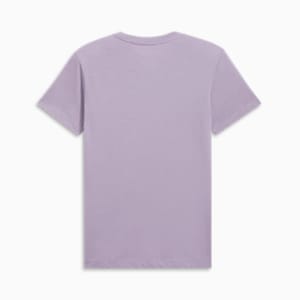 Camiseta PUMA Upfront Line Logo para mujer, Pale Plum, extralarge