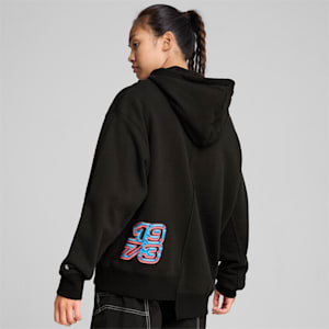 Sudadera con capucha de baloncesto para mujer Cherry On Top Graphic, PUMA Black, extralarge