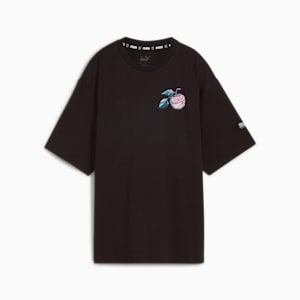 Cherry On Top Women's Graphic Basketball Tee, PUMA Black, extralarge
