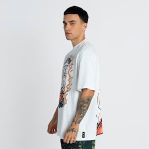 Getting Crafty Basketball Oversized Fit Unisex Tee, PUMA White, extralarge-IND