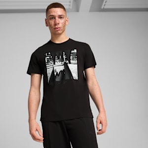 メンズ バスケットボール インスタント リプレイ 半袖 Tシャツ 2, PUMA Black, extralarge-JPN