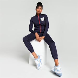 Graphic Full-Zip Women's Jacket, PUMA Navy, extralarge-IND