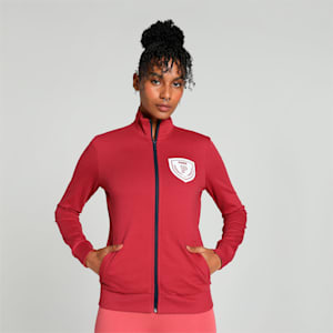 Graphic Full-Zip Women's Jacket, Club Red, extralarge-IND