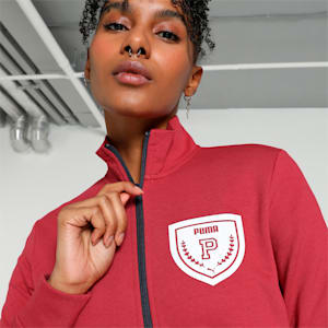 Graphic Full-Zip Women's Jacket, Club Red, extralarge-IND