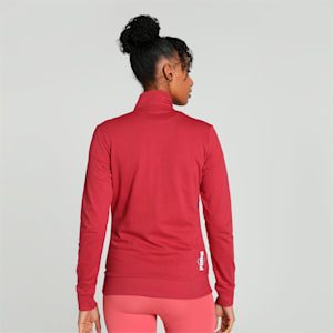 Graphic Full-Zip Women's Jacket, Club Red, extralarge-IND
