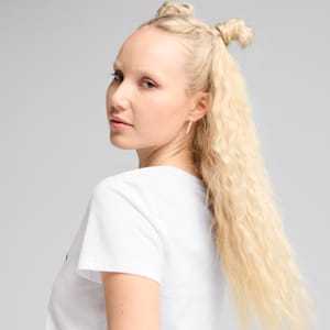 Essentials No. 1 Logo Women's Tee, PUMA White, extralarge