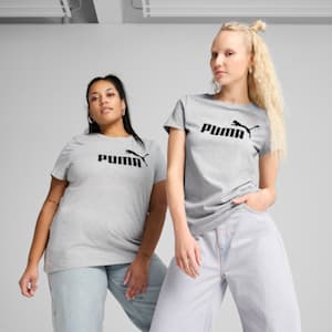 Essentials No. 1 Logo Women's Tee, Light Gray Heather, extralarge