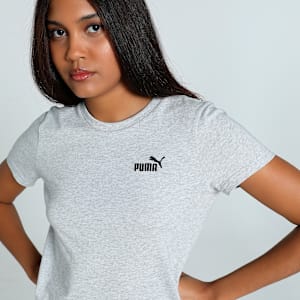 T-shirt Essentials Femme, Light Gray Heather, extralarge