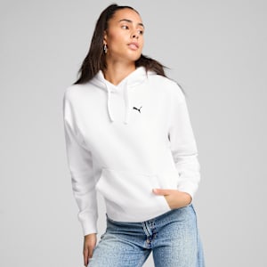 Essentials Comfort Hoodie Women, PUMA White, extralarge
