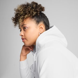 Essentials No. 1 Logo Women's Hoodie, PUMA White, extralarge