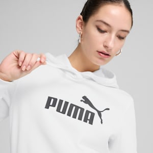 Essentials No. 1 Logo Women's Hoodie, PUMA White, extralarge