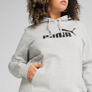 Essentials No. 1 Logo Women's Hoodie, Light Gray Heather, extralarge